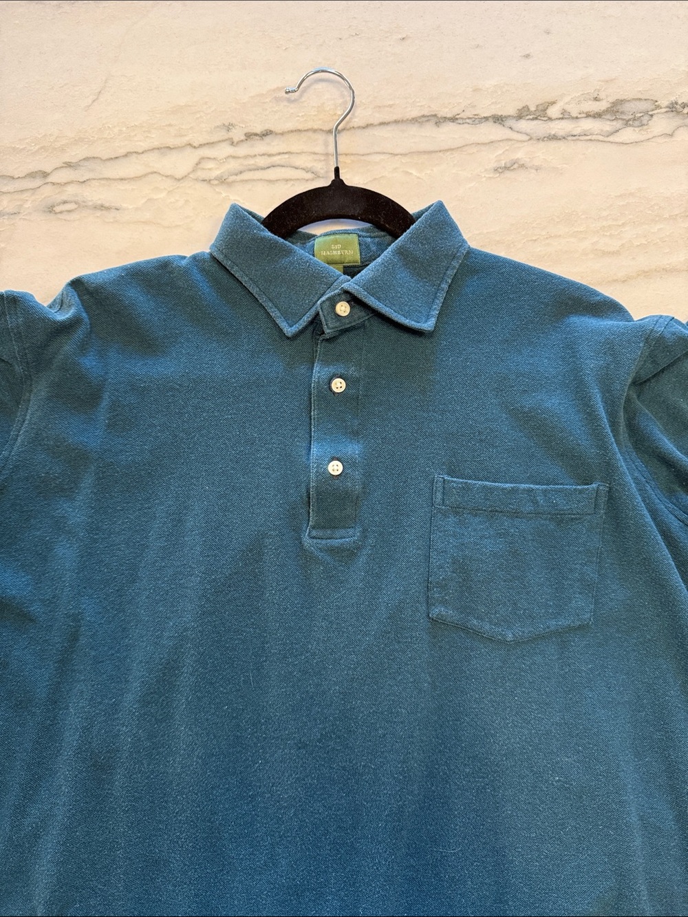 Sid Mashburn Green Polo, Large
